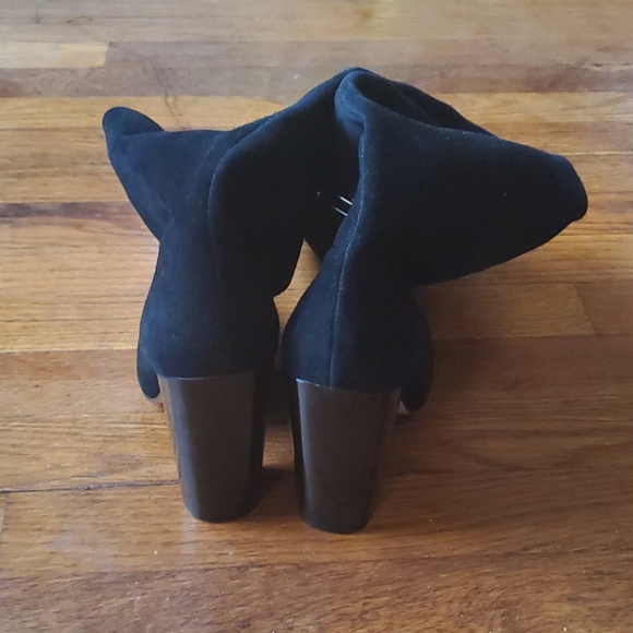 Calvin Klein Suede Convertible Knee High Boots - Picture 7 of 16